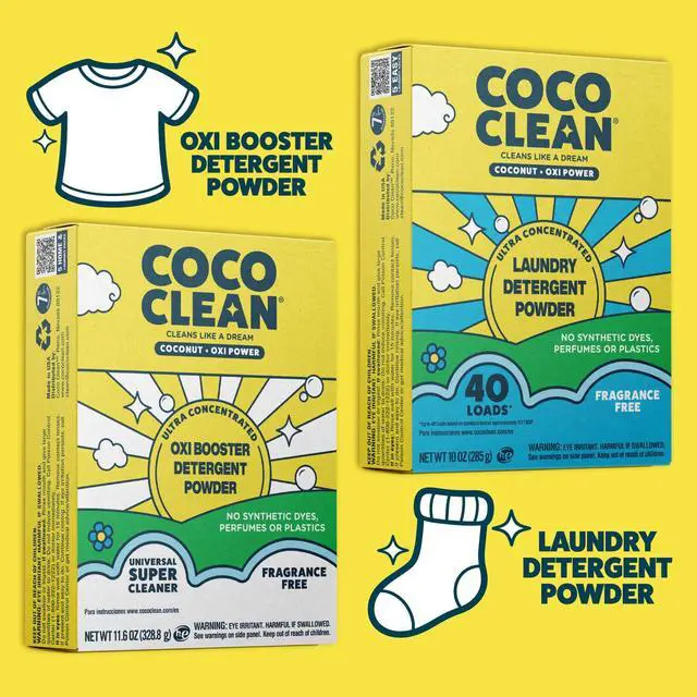 Alt view image 3 of 7 - Laundry Powder, 6 Loads, 1.8 oz Travel Size | Fragrance-Free, Biodegradable, Plastic-Free, Zero Plastic, Detergent, Suitable for HE Machines