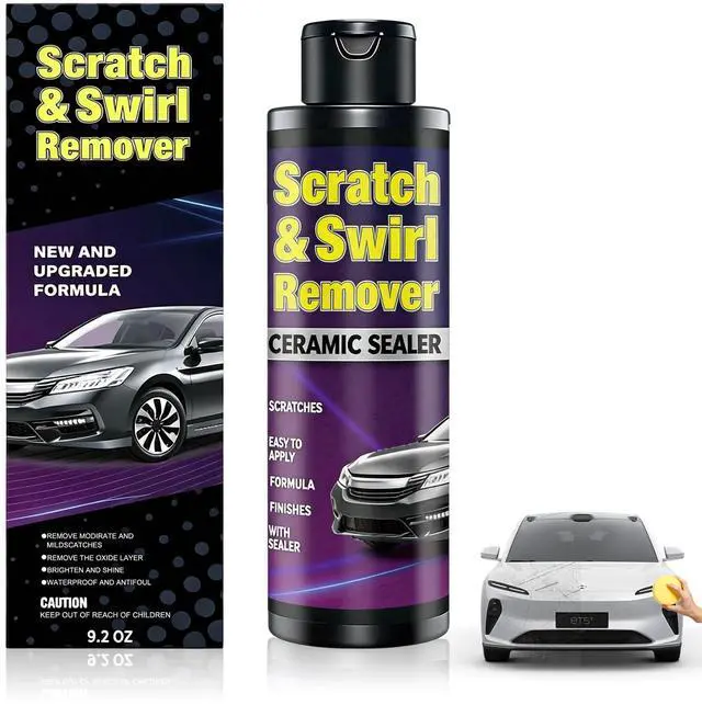Main image of Upgraded Car Scratch Remover Kit, Scratch Remover Wax for Vehicles, Universal Car Paint Scratch Repair, Polishing Rubbing Compound Paint Restorer, 9.2 fl.oz