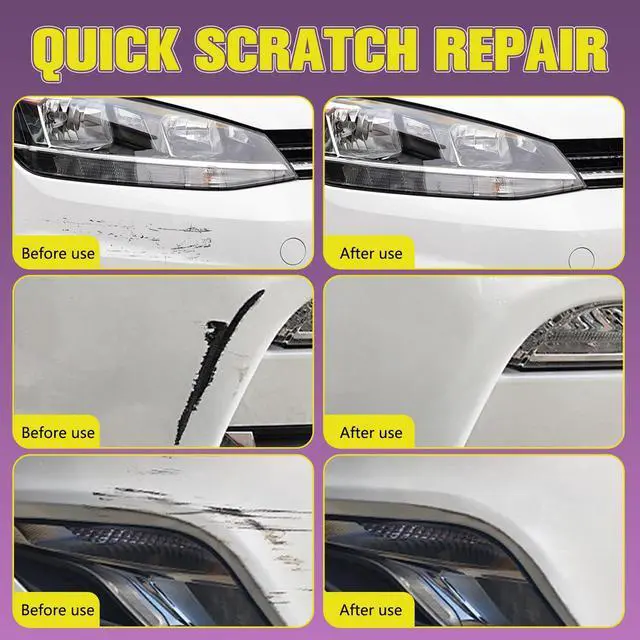 Alt view image 2 of 7 - Upgraded Car Scratch Remover Kit, Scratch Remover Wax for Vehicles, Universal Car Paint Scratch Repair, Polishing Rubbing Compound Paint Restorer, 9.2 fl.oz