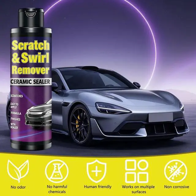 Alt view image 5 of 7 - Upgraded Car Scratch Remover Kit, Scratch Remover Wax for Vehicles, Universal Car Paint Scratch Repair, Polishing Rubbing Compound Paint Restorer, 9.2 fl.oz