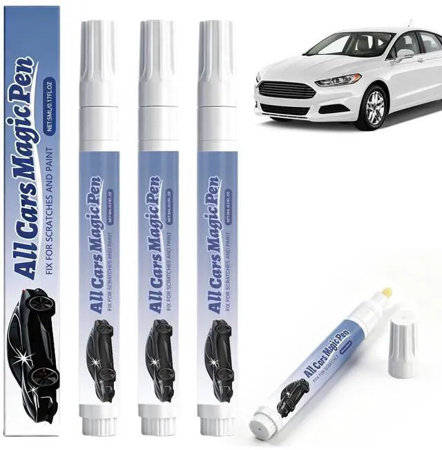 Main image of 3PCS Magic Car Scratch Remover Pen, Car Scratch Remover for Vehicles, All Car Magic Paint Repair Pen Portable Auto Scratch Remover, Universal Car Touch Up Pen