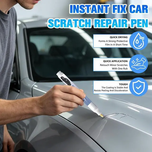 Alt view image 2 of 7 - 3PCS Magic Car Scratch Remover Pen, Car Scratch Remover for Vehicles, All Car Magic Paint Repair Pen Portable Auto Scratch Remover, Universal Car Touch Up Pen