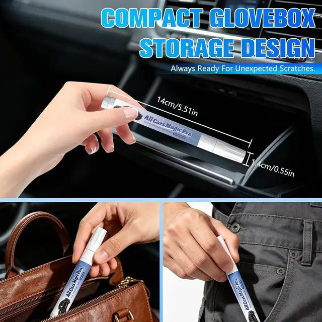 Alt view image 5 of 7 - 3PCS Magic Car Scratch Remover Pen, Car Scratch Remover for Vehicles, All Car Magic Paint Repair Pen Portable Auto Scratch Remover, Universal Car Touch Up Pen