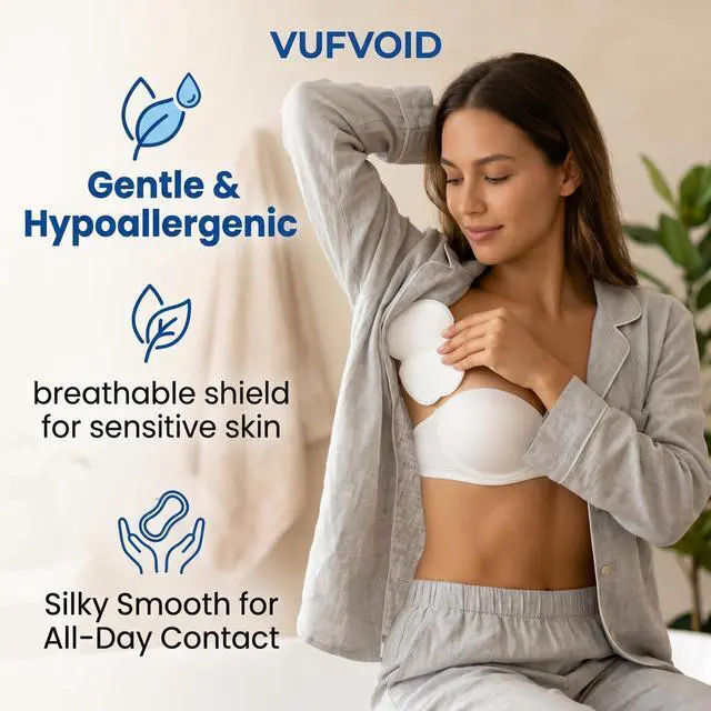 Alt view image 5 of 7 - Underarm Sweat Pads -50 Invisible Armpit Guards,All-Day Freshness | Hypallergenic & Ultra-Absorbent Liners for Men & Women - Discreet Protection for Office, Travel & Summer Apparel