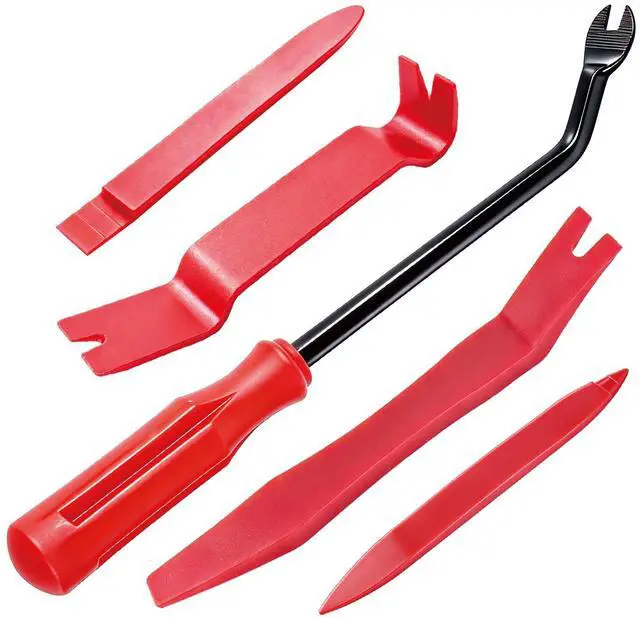 Main image of 5Pcs Car Trim Removal Tool Kit, Plastic Pry Tools and Clip Remover for Automotive Interior Door Panel, Dashboard, Upholstery and Audio System Repair, Universal Fit for Sedans, SUVs and Trucks