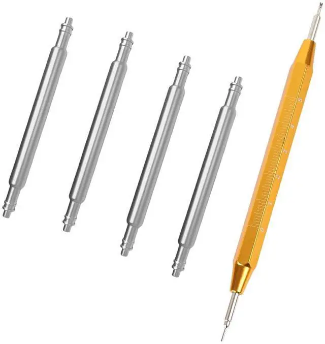 Main image of 4pcs Watch Band Link Pin, Spring Bar Pins, Watch Pins 1.8mm Diameter ,Pins for 22mm Watch Band, with Spring Bar Removal Tool (22mm)