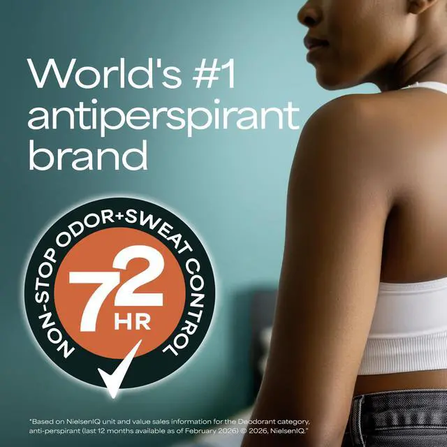 Alt view image 7 of 7 - Antiperspirant Deodorant Stress Control 2.6 oz | 72-Hour Sweat & Odor Protection for Women with Body Heat Activated® Technology