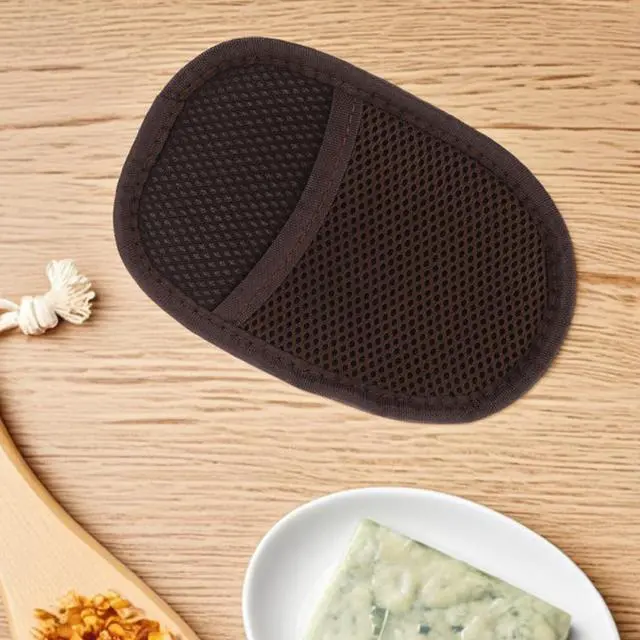 Alt view image 6 of 7 - 2Pcs Microfiber Weave Dusting Polishing Mitt Household Cleaning Glove Household Cleaning Gloves Leather Shoe Window Auto Detailing No Scratch Reusable Washable Dusting Mittens