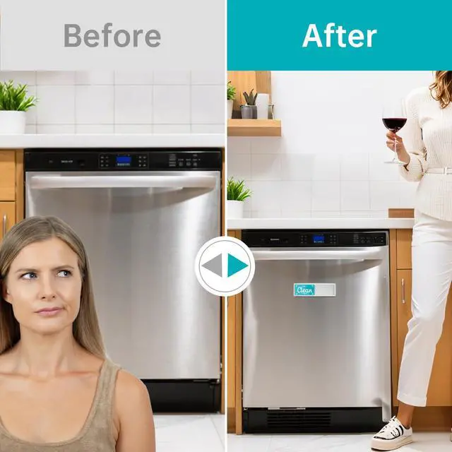 Alt view image 5 of 7 - PSLER Dishwasher Magnet Clean Dirty Sign - Green & Blue Slide Tab Indicator | Strong Magnetic Clean Dirty Indicator for Dishwasher, Kitchen Home Apartment Farmhouse Decor, Scratch Free Housewarming Gi