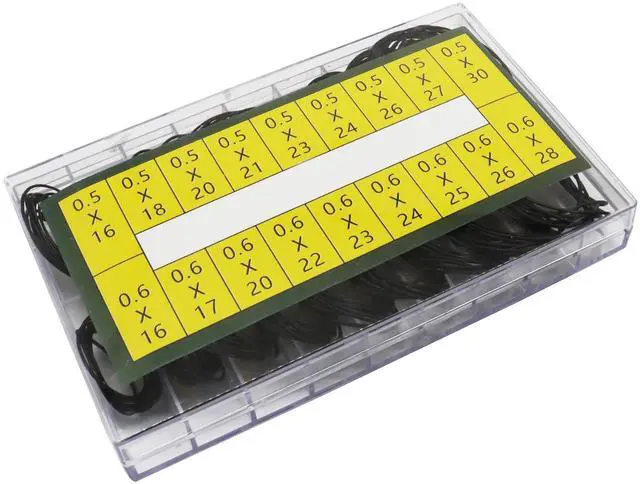 Main image of O Ring Watch Gasket Kit - 180Pcs Rubber Seal O Rings Assortment (18 Sizes 16-30mm), Waterproof Watch Back Case Gaskets for Repair & Replacement, Robust 0.5/0.6mm Thickness