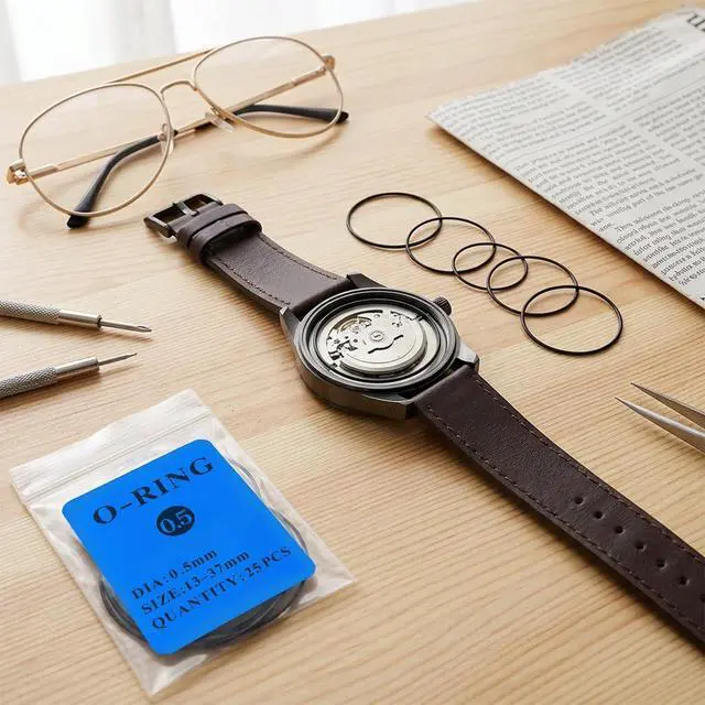 Alt view image 6 of 7 - 160PCS Watch Gasket Set, Watch Parts O Ring Kit, Waterproof Seal Ring Set for Watchs Repair, Durable Watchs Gaskets O Rings for Watchss Maintenance