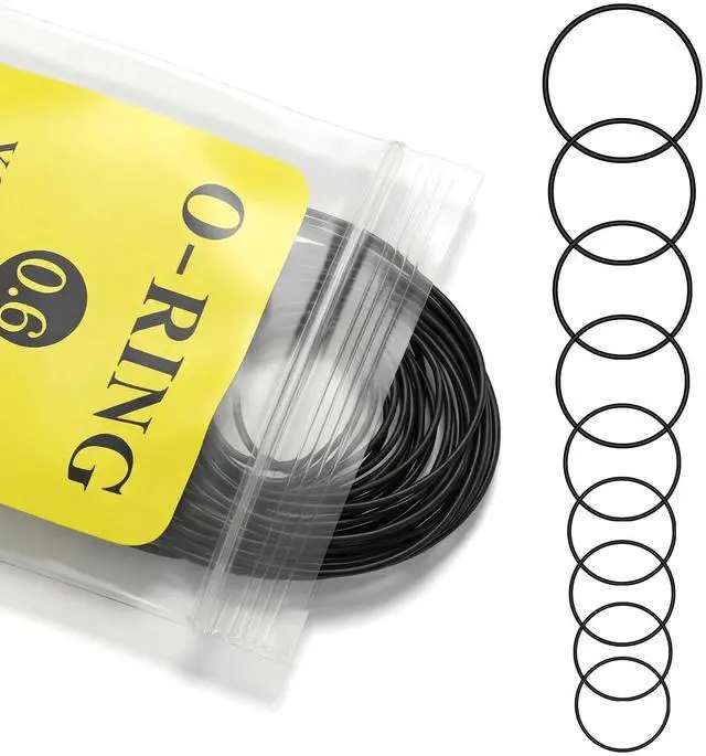 Main image of 28 Pcs Watch Gasket Kit, 0.6mm Waterproof Watch Rubber Seal O-Ring Kit | Watch Seal O rings Washers, Watches Back Cover Gaskets, Repair Tool Kit