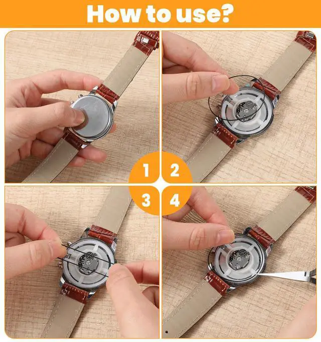 Alt view image 6 of 7 - 28 Pcs Watch Gasket Kit, 0.6mm Waterproof Watch Rubber Seal O-Ring Kit | Watch Seal O rings Washers, Watches Back Cover Gaskets, Repair Tool Kit