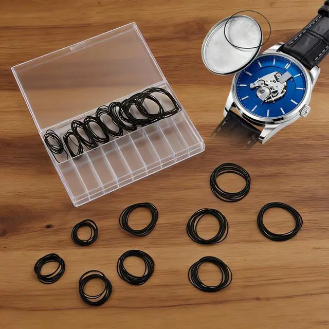Alt view image 6 of 7 - O Ring Watch Case Gasket Rubber Seal, 18 Size Watch case Seals Ring | 0.5/0.6 16-30mm Rubber Seal Washers Set Replacement O Rings for Watches Repair o-ring-watch-gasket (180-200PCS)