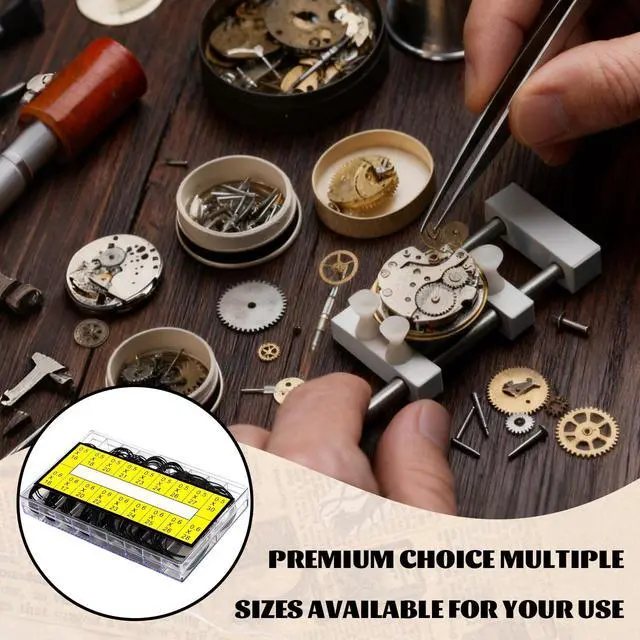 Alt view image 5 of 7 - O Ring Watch Case Gasket Rubber Seal, 18 Size Watch case Seals Ring | 0.5/0.6 16-30mm Rubber Seal Washers Set Replacement O Rings for Watches Repair o-ring-watch-gasket (180-200PCS)