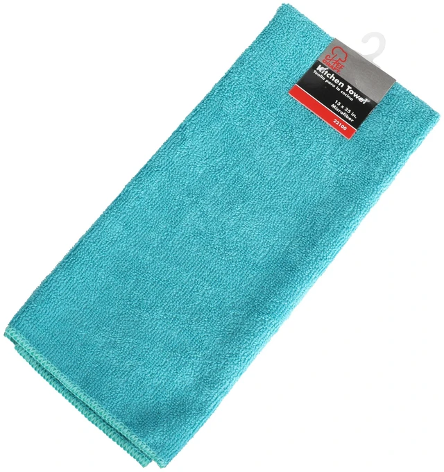 Main image of Microfiber Towel, Teal 15 x 25 inches