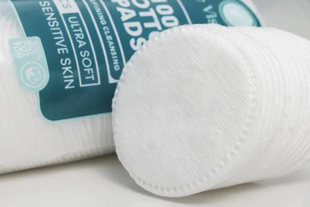 Alt view image 7 of 7 - Switzerland Ultra-Soft Cotton Pads - 100% Cotton, Hypoallergenic for Sensitive Skin, 80 Pieces - Premium Cotton Balls and Cotton Rounds for Face Care