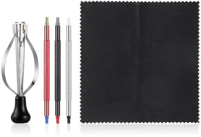 Main image of Amabro 5Pcs Watch Hand Removal Tools Professional Watchmaker Repair Setting | Watchmaker Tool Set Stainless Steel Hand Pressers Pusher Plunger Lever Puller for Watch Hand Setting Hour Minute Second Ha