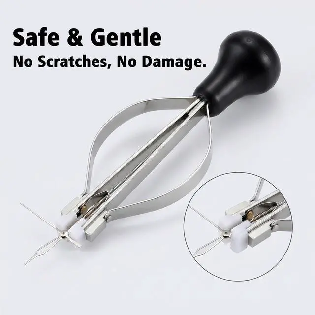 Alt view image 7 of 7 - Amabro 5Pcs Watch Hand Removal Tools Professional Watchmaker Repair Setting | Watchmaker Tool Set Stainless Steel Hand Pressers Pusher Plunger Lever Puller for Watch Hand Setting Hour Minute Second Ha