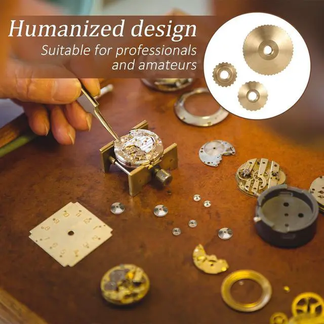 Alt view image 5 of 7 - Brass Clock Hand Nut Assortment Grandfather Wall Mantel Clock Hands | 12pcs, 5/6/10mm OD, Parts Replacement Kit, for Smooth Timekeeping, Clocks Repair Parts