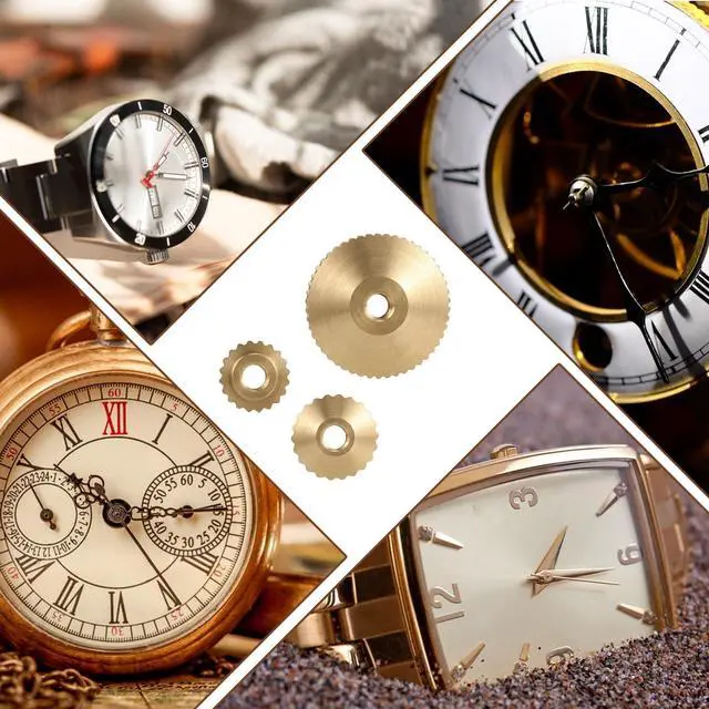 Alt view image 7 of 7 - Brass Clock Hand Nut Assortment Grandfather Wall Mantel Clock Hands | 12pcs, 5/6/10mm OD, Parts Replacement Kit, for Smooth Timekeeping, Clocks Repair Parts