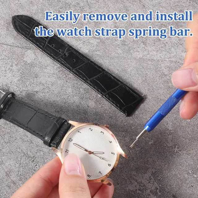 Alt view image 5 of 7 - Spring Bar Tool with 4 Watchs Hands, Professional Watchs Pins Removal Tools Watch Band Adjustment Tool Kit, Durable Build Precision Crafted for Removal and Installation Strap Spring Bar Pins