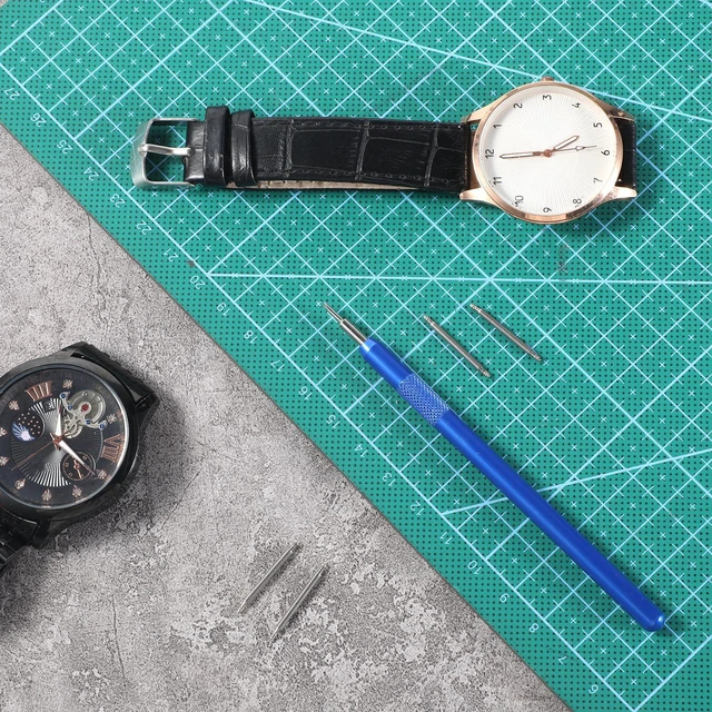 Alt view image 6 of 7 - Spring Bar Tool with 4 Watchs Hands, Professional Watchs Pins Removal Tools Watch Band Adjustment Tool Kit, Durable Build Precision Crafted for Removal and Installation Strap Spring Bar Pins