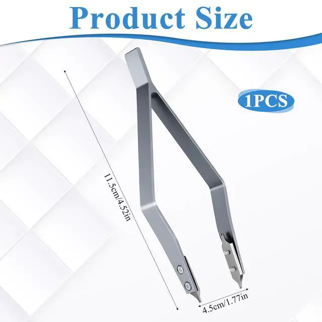 Alt view image 2 of 7 - Spring Bar Tweezer, V Shaped Watch Spring Bar Tool Stainless Steel Watches Tweezers Watches Repair Tools Remover Repair for Watchmaker and Repairer Enthusiasts, Band Adjustment and Link Removal