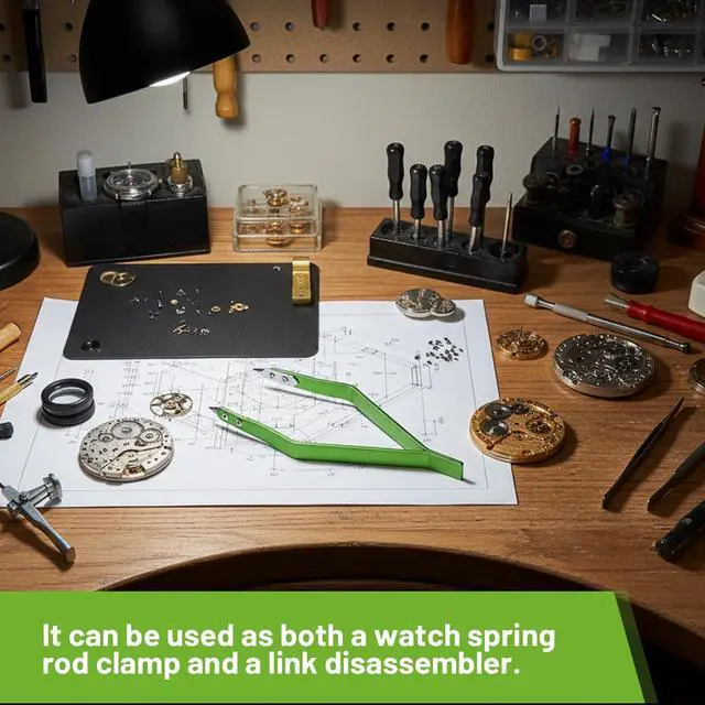 Alt view image 6 of 7 - Watch Spring Bar Tool, Watch Spring Bar Tweezers, Spring BarsTools for Watchs Band Suitable for Watchs Enthusiasts and Beginners
