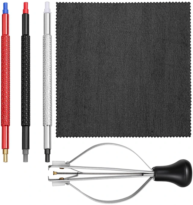 Main image of 5PCS Watch Hand Tool, Stainless Steel Watch Hand Removal Tool Repair Kit | Watch Hand Setting Tool Pressers Pusher Removers Lever Minute Second, Puller Plunger Set
