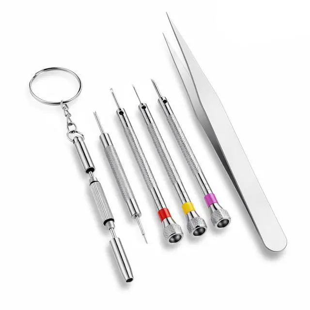 Alt view image 7 of 7 - Hpmjz 6 Pc Precision Jeweler Screwdriver Set Micro Watch Repair Screwdriver | Micro Precision Screwdriver, for Watch, Eyeglasses, Jewelry Work, Electronics Repair