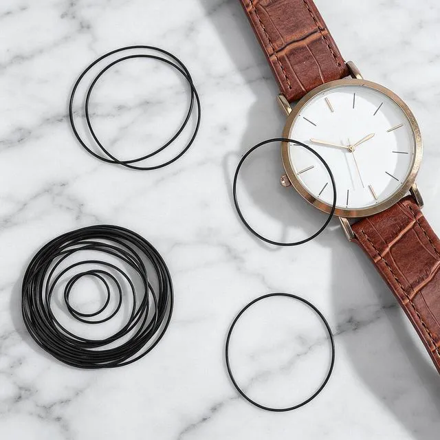 Alt view image 6 of 7 - 44 Pcs O Ring Watch Back Case Gaskets, Rubber Seals, 13-40mm | 2 Sizes Watch Gasket Kit, For Waterproof Watch Back Cover Repair