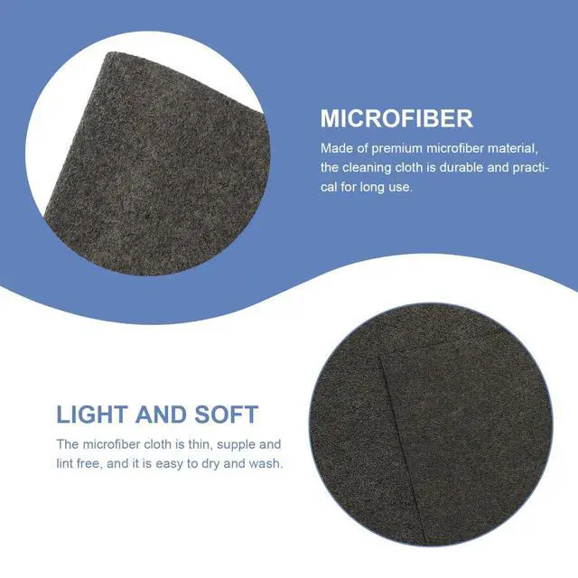 Alt view image 7 of 7 - Microfiber Glass Cleaning Cloths for Glasses Mirrors & Windows Lint Free Cleaning Cloths for Home Soft Wiping Towels 3 Pack 11.81 X 11.81 in