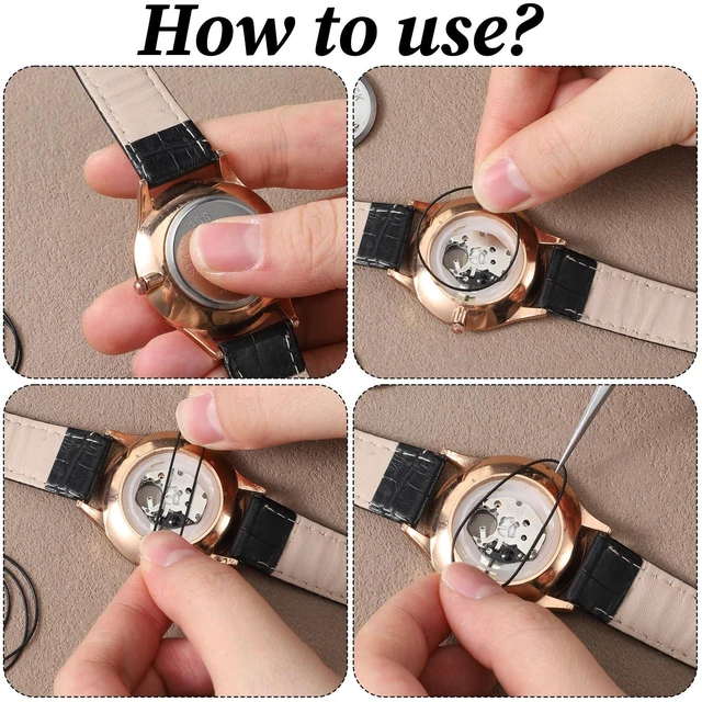 Alt view image 4 of 7 - 112Pcs O Ring Watch Gaskets, 0.6mm Watch Accessories | 13-40mm Waterproof Rubber Watch Seal Washers Replacement Watches Repair Tools for Watches Back Cover