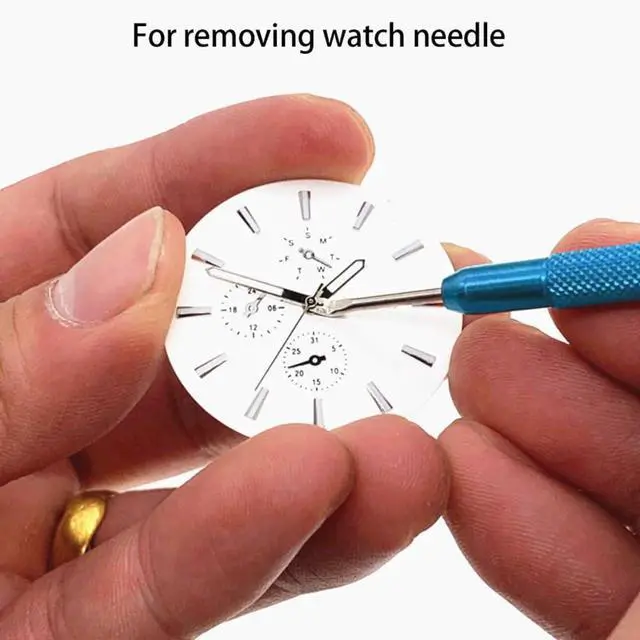 Alt view image 5 of 7 - 2 Pcs Watch Hand Remover Pliers with Anti-Slip Knurled Handle Professional Alloy Steel Repair Tools for Watchmakers