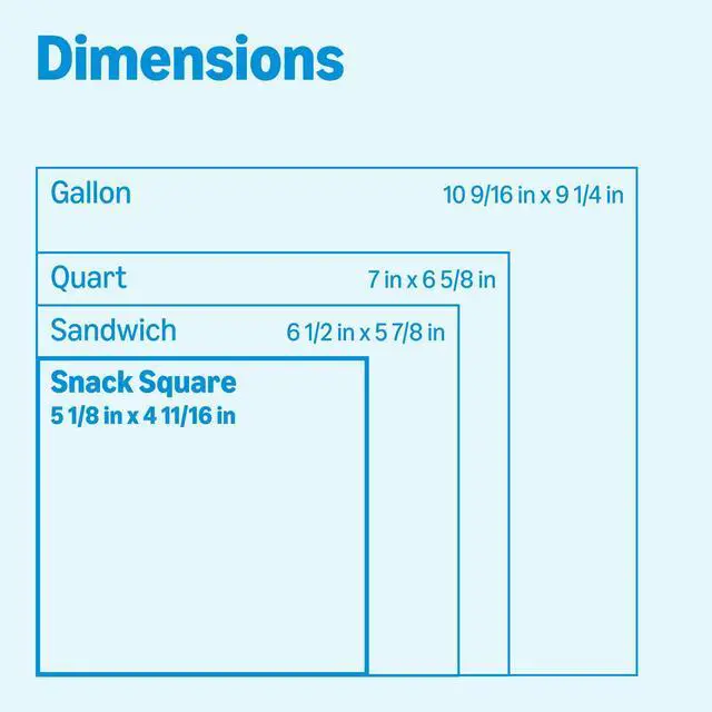 Alt view image 4 of 6 - Square Snack Bags with Double Zipper, Seals in Freshness, 5 1/8" x 4 11/16", 100 Count