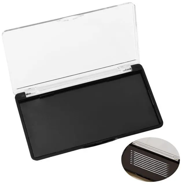 Main image of Magnetic Needle Case with Clear Lid, Portable Magnetic Needle Organizer Practical Sewing Pin Storage Box Holder Craft Supplies for Knitting Enthusiasts Quilting Tailoring
