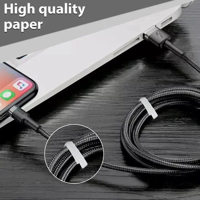 Alt view image 5 of 7 - 100 Pieces 5" Reusable White Paper Bread Twist Ties, White Twist Ties Bag Ties for Bags Bread Wire Ties Reusable Twist Tie for Treat Party Cello Candy Bread Coffee Bags Cake Pops