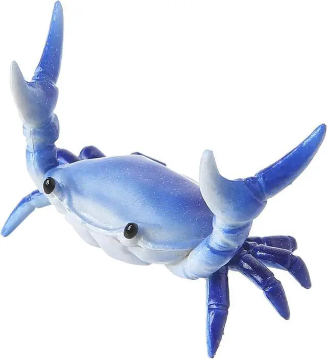 Main image of Blue New Japanese Creative Cute Crab Pen Holder Weightlifting Crabs Penholder Bracket Storage Rack Stationery Pencil Holders and Pen Holders Desk Supplies