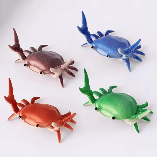 Alt view image 5 of 7 - Blue New Japanese Creative Cute Crab Pen Holder Weightlifting Crabs Penholder Bracket Storage Rack Stationery Pencil Holders and Pen Holders Desk Supplies