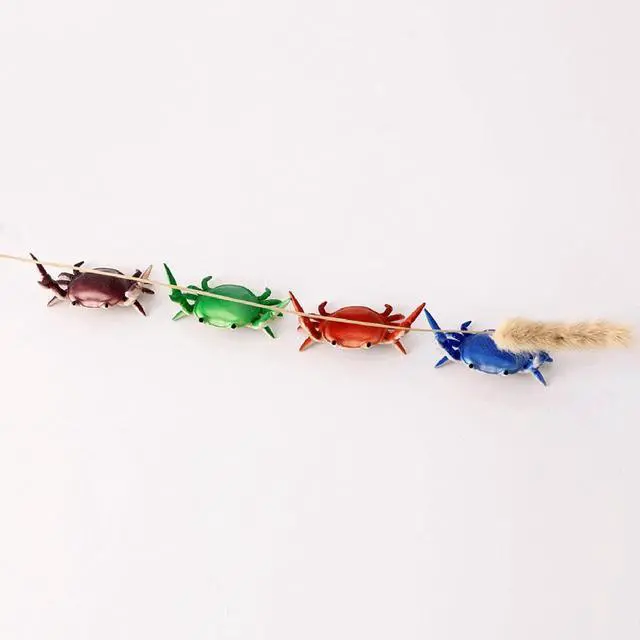 Alt view image 6 of 7 - Blue New Japanese Creative Cute Crab Pen Holder Weightlifting Crabs Penholder Bracket Storage Rack Stationery Pencil Holders and Pen Holders Desk Supplies