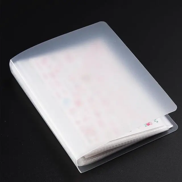 Main image of 1Pcs 40 Slots Transparent Nail Stickers Storage Book Album | Organizer for Nail Decals Collecting Empty Display Book Collecting Holder Binder Case Sticker Storage Case DIY Nail Tools