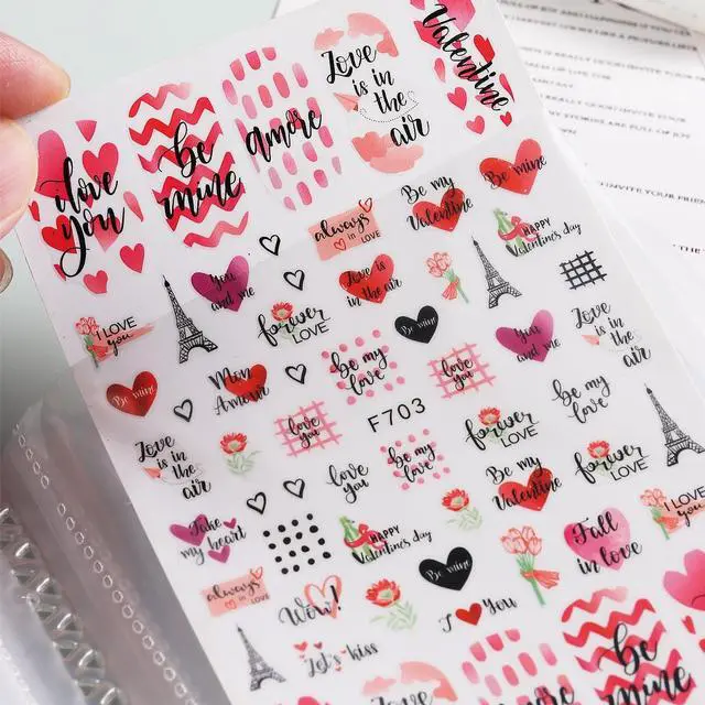 Alt view image 6 of 7 - 1Pcs 40 Slots Transparent Nail Stickers Storage Book Album | Organizer for Nail Decals Collecting Empty Display Book Collecting Holder Binder Case Sticker Storage Case DIY Nail Tools