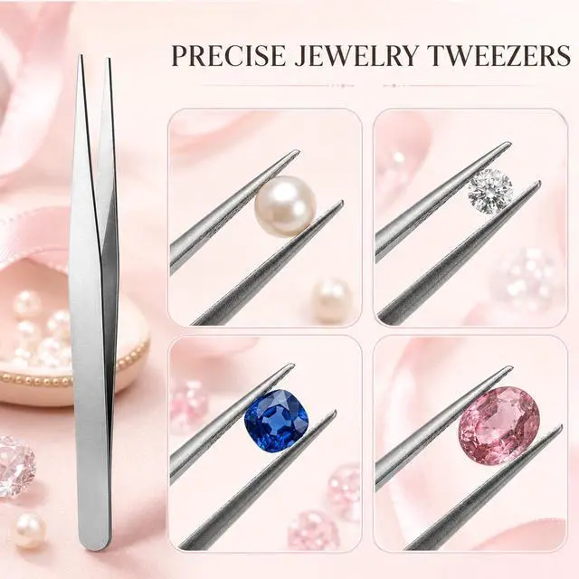 Alt view image 6 of 7 - 30 PCS Rhinestone Picker Tool Diamond Art Painting Accessories | Set includes Diamond Art Pens, Sleeves, Tweezers, Clay and Storage Tray, Suitable for DIY Nail Art Craft Crystals Charms