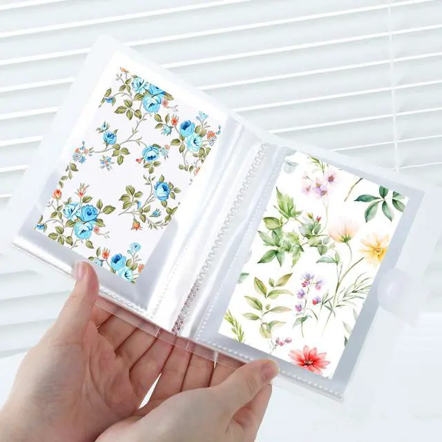 Alt view image 7 of 7 - 80 Slots Nail Art Sticker Storage Book Artistic Sticker Album Organizer Empty Nail Decals Collecting Album Binder Empty Display Book DIY Nails Arts Supplies Display Holder Organizer Tools Stickers Hol