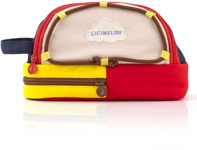 Main image of CICIMELON Large Capacity Pencil Case, Cute Aesthetic Pencil Pouch with 3 Compartments, Big Pencil Bag Organizer for School Supplies, Pen Holder for Kids, Girls, Boys, Students