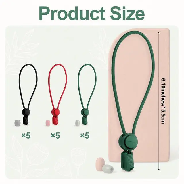 Alt view image 2 of 7 - 15pcs Twist Ties For Plastic Bags, Clay Bag Straps Tie, Bread Ties, Adjustable Elastic Strap for Clay Bags, Colorful Pottery Bag Tie for Organization, Reusable Ceramic Tool Strap for Pottery Studio