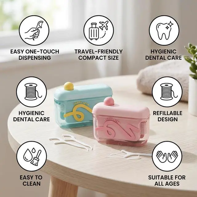 Alt view image 2 of 7 - 2pcs mini sundry,Travel Tiny Daily Supplies Set, Portable Accessory Holder for On-The-Go Daily Small Goods Storage, Stainless Steel Accessory Dispenser with Refillable Design