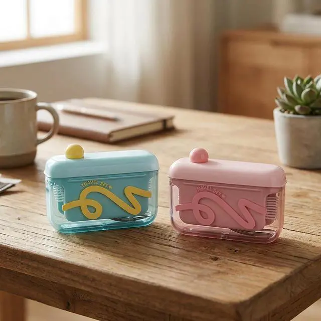Alt view image 7 of 7 - 2pcs mini sundry,Travel Tiny Daily Supplies Set, Portable Accessory Holder for On-The-Go Daily Small Goods Storage, Stainless Steel Accessory Dispenser with Refillable Design