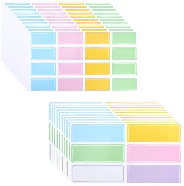 Main image of 220 pcs Name Tags Colored Name tag Stickers Label Stickers for Classroom Personalized Name Tags Sticker Moving nametags Sticky Freezer Labels for Storage Bins Clothes folders Bottles School Supplies